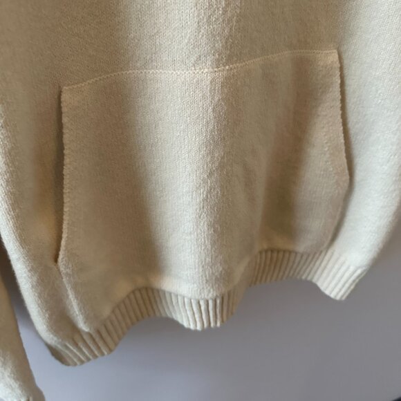 Cream Goodfellow Large Men's Hoodie Sweater - Picture 2 of 9
